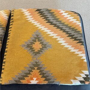 Southwestern Patterned Throw Pillow Covers (2) Surya